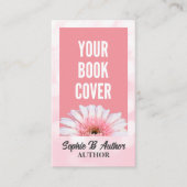 Fügen Sie Ihre eigene Buchabdeckung Werbepinke Aut Visitenkarte (Vorderseite)