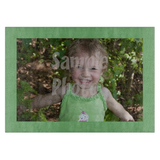 Fügen Sie Ihre eigene Foto-Cutting-Board hinzu Schneidebrett (Vorderseite)