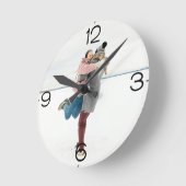 Fügen Sie Ihre eigene Foto-Personalisierte Acrylwa Runde Wanduhr (Winkel)