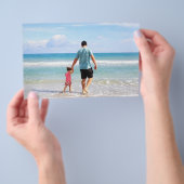 Fügen Sie Ihre eigene Foto- und/oder Textkarte Fly Flyer (Handgriff)