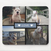 Fügen Sie Ihre eigene Hundfoollage hinzu Mousepad (Vorne)