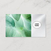 Fügen Sie Ihre eigene Image-Plantage-Visitenkarte  Visitenkarte (Rückseite)