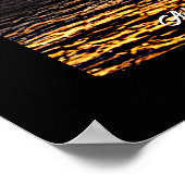 Fügen Sie Ihre eigene Nachricht Brown Pirate Segel Poster (Ecke)