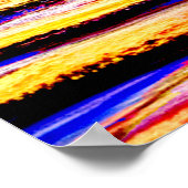 Fügen Sie Ihre eigene Nachricht hinzu, braunes bla Poster (Ecke)