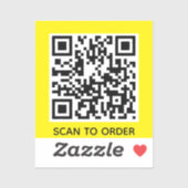 Fügen Sie Ihre eigene QR Code Scan hinzu, um Minim Aufkleber (Blatt)