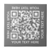 Fügen Sie Ihre eigene QR Code Text Scan Minimal ei Fliese (Vorderseite)