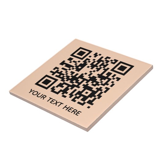 Fügen Sie Ihre eigene QR Code Text Scan Minimal ei Fliese (Seite)