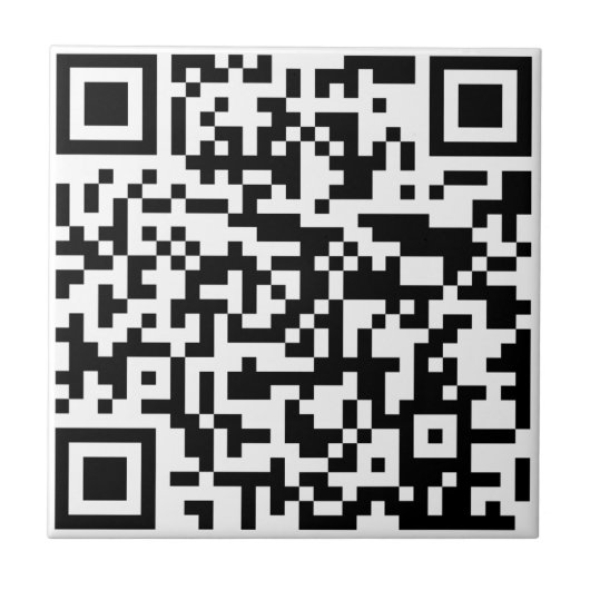 Fügen Sie Ihre eigene QR Code Text Scan Minimal ei Fliese (Vorderseite)