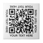 Fügen Sie Ihre eigene QR Code Text Scan Minimal ei Fliese (Vorderseite)