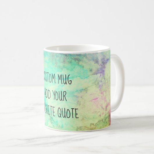 Fügen Sie Ihre eigene Tasse Aquarellkunst hinzu (VorderseiteRechts)