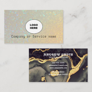 Fügen Sie Ihre eigene Visitenkarte mit Samt hinzu