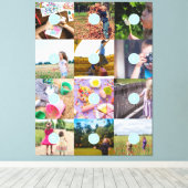 Fügen Sie Ihre eigenen 12 Fotos individuell anpass Leinwanddruck (Insitu (Holzboden))