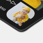 Fügen Sie Ihre eigenen 4 Fotos und Text Personalis Schreibtischunterlage (Ecke)