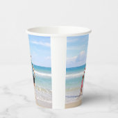 Fügen Sie Ihre eigenen Foto- und/oder Textpapiergr Pappbecher (Links)