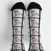 Fügen Sie Ihre eigenen Fotografien und Textsocken Socken (Oben)