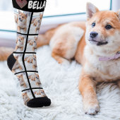 Fügen Sie Ihre eigenen Fotografien und Textsocken  Socken