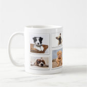 Fügen Sie Ihre eigenen Fotos, 8 Foto-Collage-Vorla Kaffeetasse (Links)