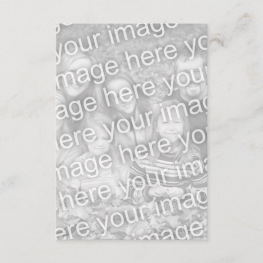 Fügen Sie Ihre eigenen Fotos hinzu Begleitkarte (Vorderseite)