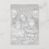 Fügen Sie Ihre eigenen Fotos hinzu Begleitkarte (Rückseite)