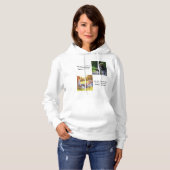 Fügen Sie Ihre eigenen Fotos, Text und Hintergrund Hoodie (Vorne ganz)