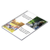 Fügen Sie Ihre eigenen Fotos, Text und Hintergrund Notizblock (Linke Seite)