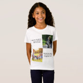 Fügen Sie Ihre eigenen Fotos, Text und Hintergrund T-Shirt (Vorne ganz)