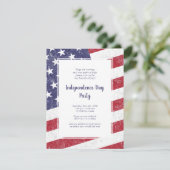 Fügen Sie Ihre eigenen Vintagen Textzeichen Streif Einladung (Stehend Vorderseite)