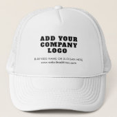 Fügen Sie Ihre Firmenlogo-Showroom-Mitarbeiter hin Truckerkappe (Vorderseite)