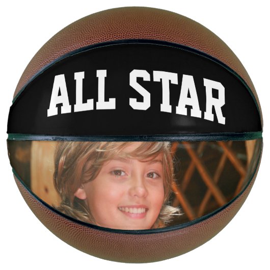 FÜGEN SIE IHRE FOTO CUSTOM Basketballs HINZU (Vorderseite)