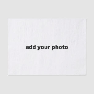 Fügen Sie Ihre Foto Weihnachten personalisiert hin Seidenpapier