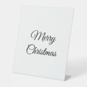 Fügen Sie Ihre Foto Weihnachten personalisiert hin Sockelschild (Vorderseite)