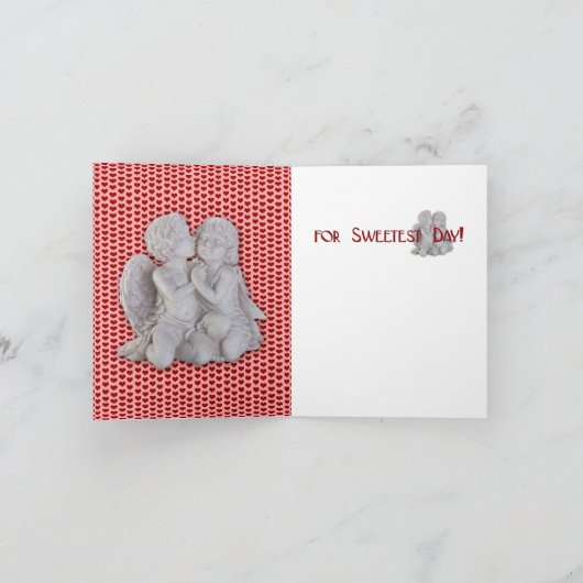 FÜGEN SIE IHRE FOTOS süßeste Kissingkreuze hinzu Karte (Innenseite)