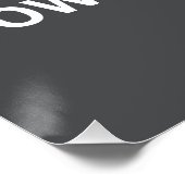 Fügen Sie Ihre Hintergrundfarbe, Ihr Bild, Ihren T Poster (Ecke)