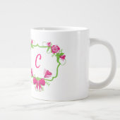 Fügen Sie Ihre Initiale hinzu - Jumbo-Tasse (Rechts)