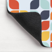 Fügen Sie Ihre Initialen hinzu | Vintage-Geometris Mousepad (Ecke)
