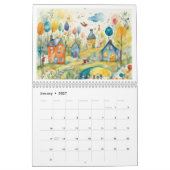 Fügen Sie Ihre Kinder Personalisiert hinzu Kalender (Jan 2027)