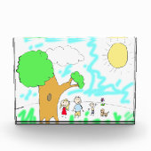 Fügen Sie Ihre Kinderarbeit hinzu Fotoblock (Vorderseite)