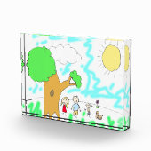 Fügen Sie Ihre Kinderarbeit hinzu Fotoblock (Rechts)