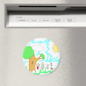 Fügen Sie Ihre Kinderarbeit hinzu Magnet (In Situ (Geschirrspüler))