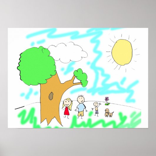 Fügen Sie Ihre Kinderarbeit hinzu Poster (Vorne)