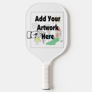 Fügen Sie Ihre Kunst, Ihr Foto oder Logo auf Pickl Pickleball Schläger