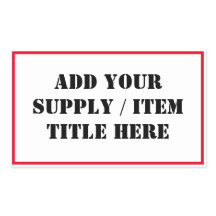 Fügen Sie Ihre Liefer-/Artikelbezeichnung-Organisa