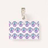 FÜGEN SIE IHRE LOGO Business Church HINZU Ausweis (Rückseite mit Klammer)