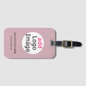 Fügen Sie Ihre Logo-Business individuell anpassbar Gepäckanhänger (Vorderseite (Horizontal))