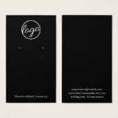 Fügen Sie Ihre Logo-eigene Black Oring Holding Car (Vorne & Hinten)