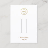 Fügen Sie Ihre Logo-Haarschnitt-Barrett-Anzeige we Visitenkarte (Vorderseite)