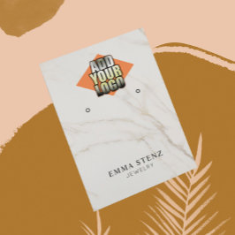 Fügen Sie Ihre Logo-Marmorkarte mit der Schmuckmar Visitenkarte