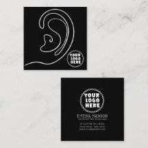 Fügen Sie Ihre Logo-Schmuck Ohrringe Black Display