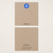 Fügen Sie Ihre Logokombination Kraft-Ohrensichtkar (Vorne & Hinten)