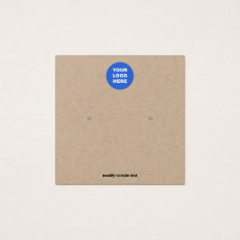 Fügen Sie Ihre Logokombination Kraft-Ohrensichtkar